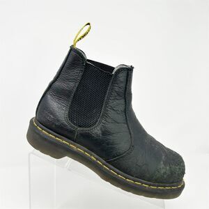 Dr. Martens Arbor ST Chelsea Boots Black Leather Steel Toe Slip Resistant Size 7